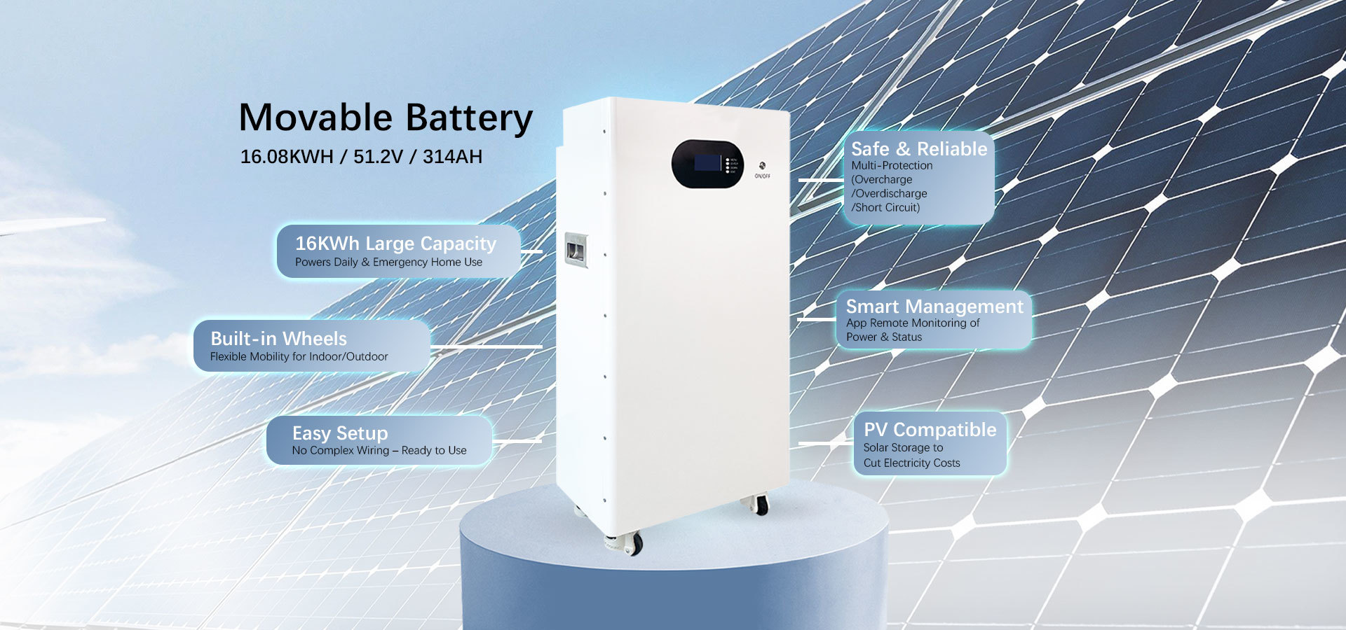 qualité Batterie solaire de 48 V usine